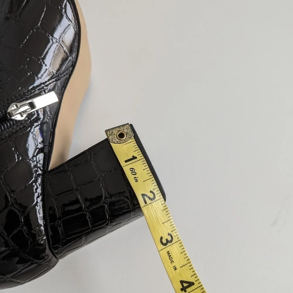 Eloquii Lexa Faux Patent Croc Leather 3